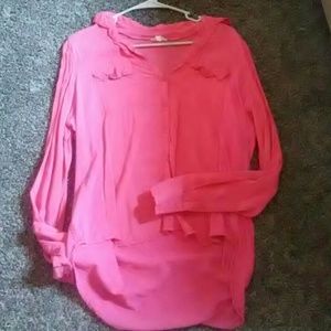 Aeropostle 3/4 Coral Shirt